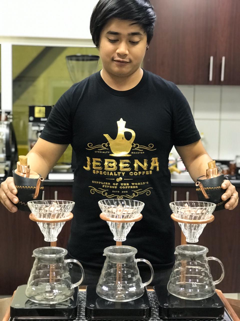 Gold Foil Tee Shirt - Jebena Specialty Coffee